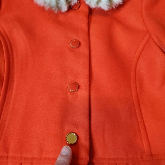 GYMBOREE Faux Fur Coat - Sz. 4T-5T - Picture 2 of 7